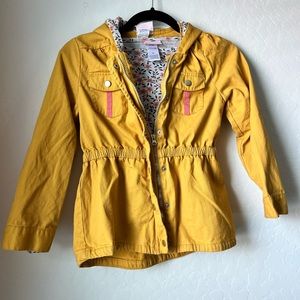 Girl’s 2pc Set Yellow Jacket and Shirt with flowers